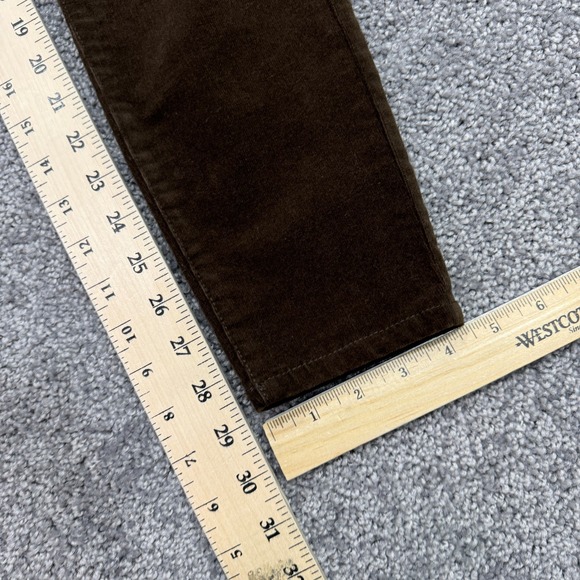 Kut from the Kloth Pants Womens 0 Brown Corduroy High Rise Diana Skinny Fab Ab - Picture 5 of 10